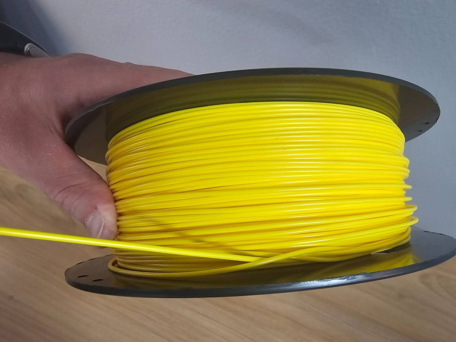 Filamento 3D com nó