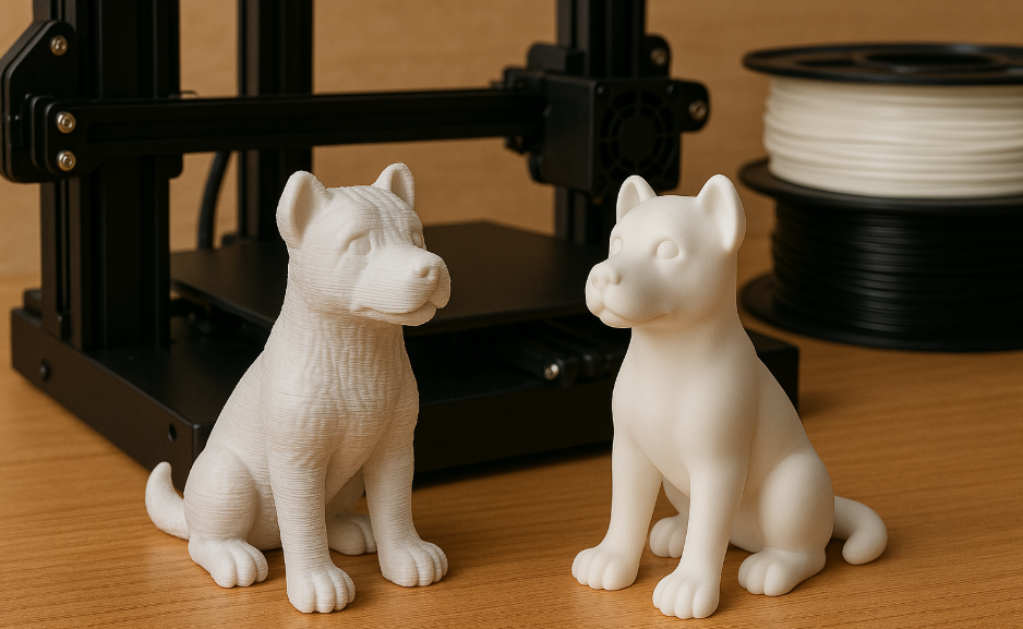 Acabamento em peças impressas 3D